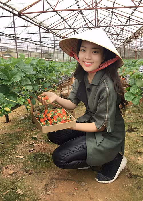 Hình ảnh cô kỹ sư môi trường xinh đẹp ở đời thường.