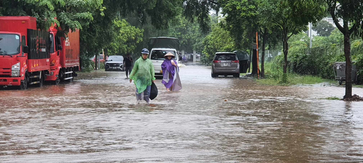 Ghi nhận của PV tại Khu đô thị VOV Mễ Trì, đường Lương Thế Vinh, quận Nam Từ Liêm, Hà Nội. 