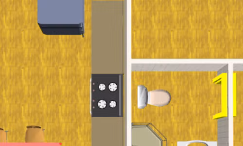 Tránh đặt bồn cầu sát với vị trí tường bếp đun. Lửa và nước đối nghịch gây ra các nguồn năng lượng hỗn loạn ảnh hưởng đến sức khỏe của mọi thành viên trong gia đình. Ảnh: Fstips.