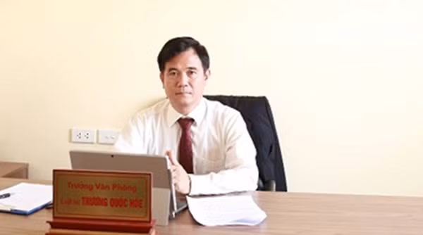 Luật sư Trương Quốc Hòe.