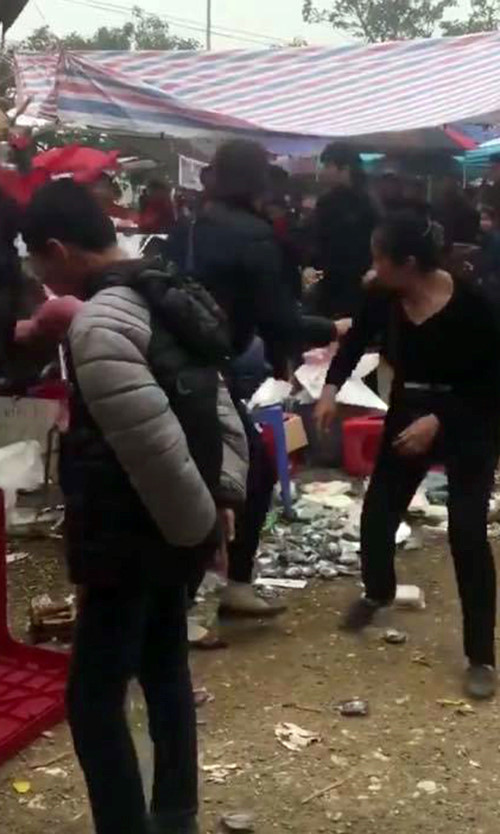 Hiện trường xảy ra vụ việc trước đó.