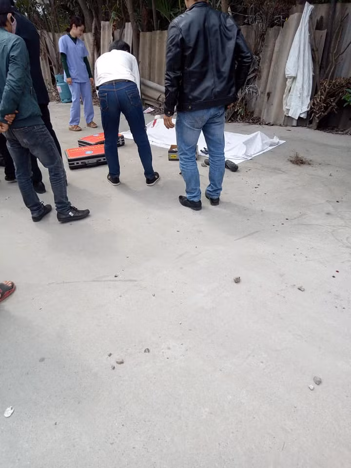 Nạn nhân quê ở Phú Thọ, đang làm nhân viên chở gas.