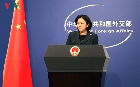 Người phát ngôn Bộ Ngoại giao Trung Quốc Hoa Xuân Doanh.