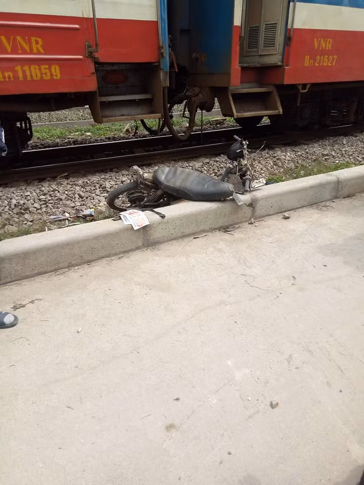 Hiện trường xảy ra vụ tai nạn.