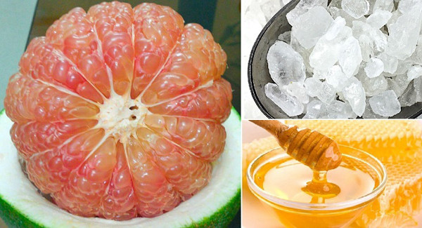 Trang Ifeng của Trung Quốc thông tin, chưng bưởi với đường phèn sẽ giúp nhận được lượng dưỡng chất tăng gấp đôi. Khi thực hiện, bạn dùng 2-3 múi bưởi, loại bỏ vỏ và hạt rồi chưng cùng với nước và đường phèn. Hấp cách thủy trong vòng 1 giờ đồng hồ là có thể dùng được.