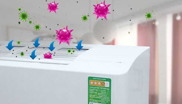 Chất lượng không khí thấp. Khi bật điều hòa, cửa ra vào và cửa sổ sẽ được đóng kín khiến không khí trong phòng khó lưu thông, tạo điều kiện cho vi khuẩn phát triển mạnh gây viêm nhiễm đường hô hấp.