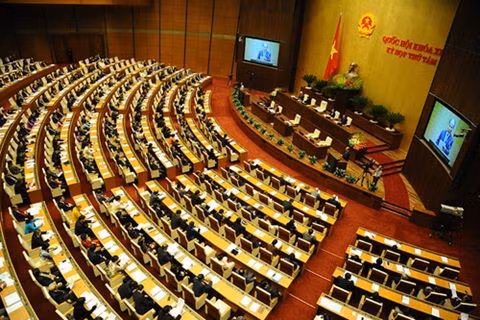 Quốc hội khóa XIV sẽ có 26 ngày làm việc. Ảnh: Hoàng Hà.