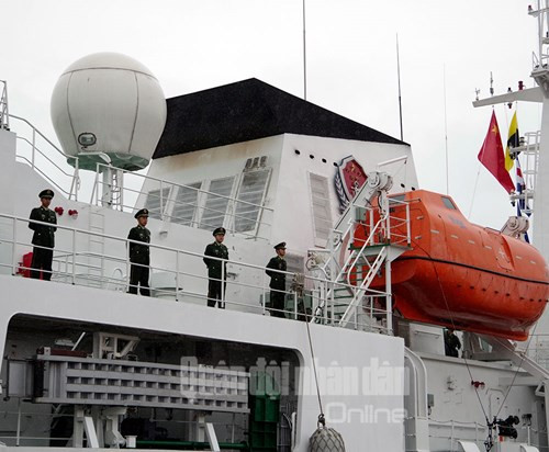  Tàu Cảnh sát biển 46305 dài 110,8m, rộng 14m; lượng giãn nước tiêu chuẩn của tàu là 2.700 tấn và lượng giãn nước đủ tải là 3.080 tấn.