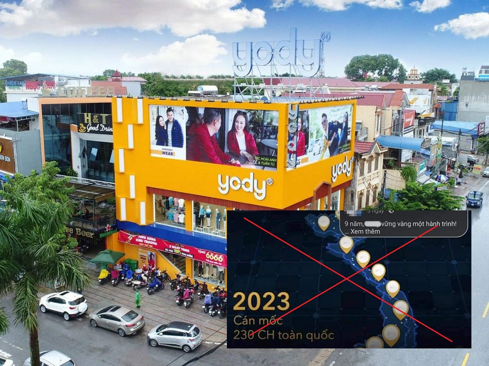 Dang ban do khong co quan dao Hoang Sa, Truong Sa, YODY thua nhan thieu sot