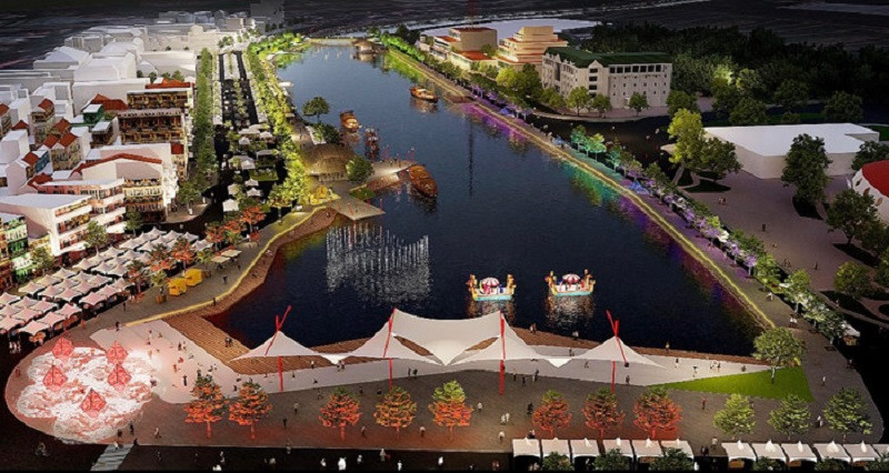 Cùng với đó là hệ thống chiếu sáng mặt nước được điều khiển tự động tạo ra hiệu ứng ánh sáng làm nên không gian lung linh, là điểm check in của giới trẻ khi tham gia các hoạt động tại đây.