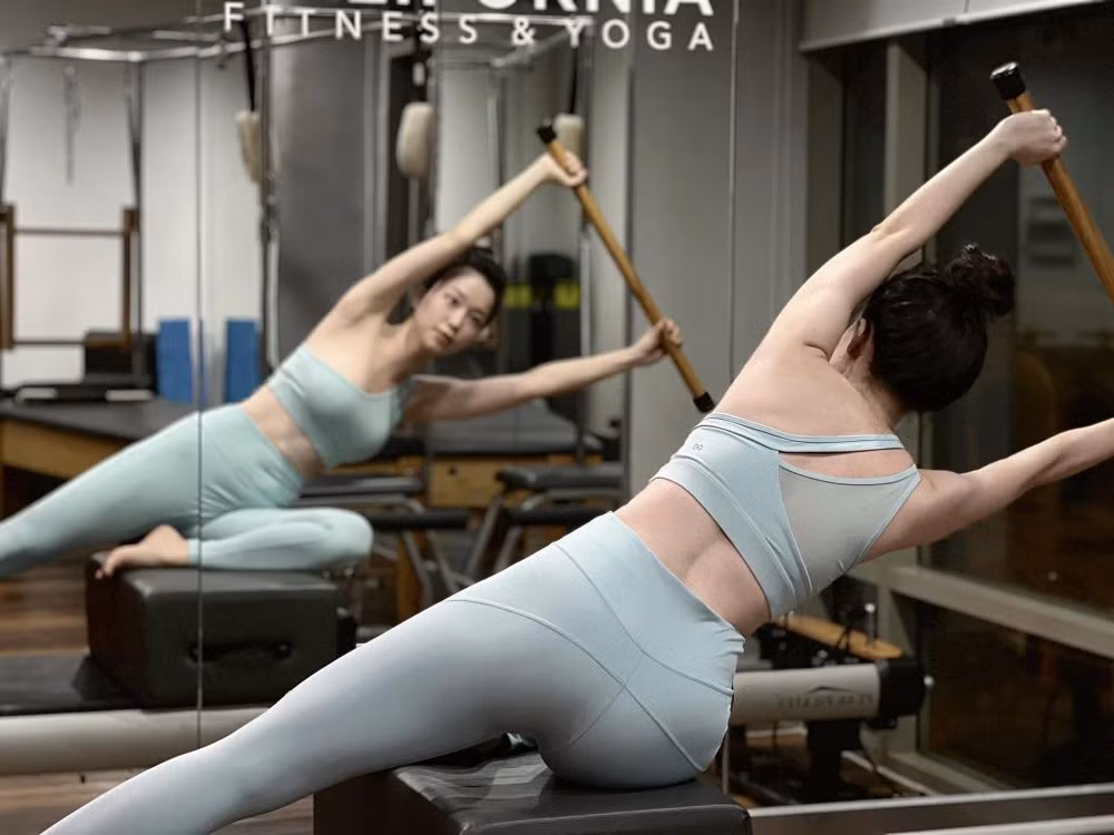 Để giữ gìn vóc dáng mơ ước, Hải Yến tập gym đều đặn hàng ngày và ăn uống khoa học.