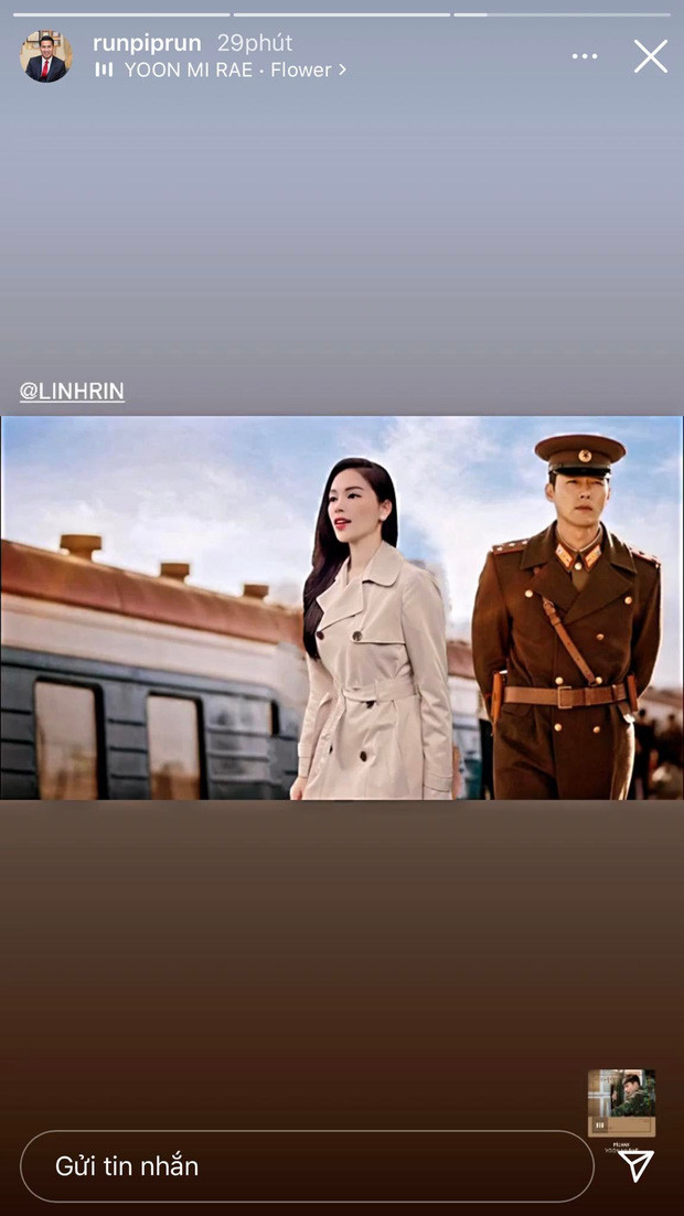 Mới đây, để thể hiện trình ghép ảnh của mình mà con trai tỷ phú Johnathan Hạnh Nguyễn đã ghép ảnh bạn gái với đại uý Ri Jung Hyuk (Hyun Bin) trong bộ phim Hạ cánh nơi anh.