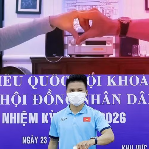 Ngoài ra, chi tiết chiếc đồng hồ màu đen của chàng trai trong story đều giống với nam cầu thủ.