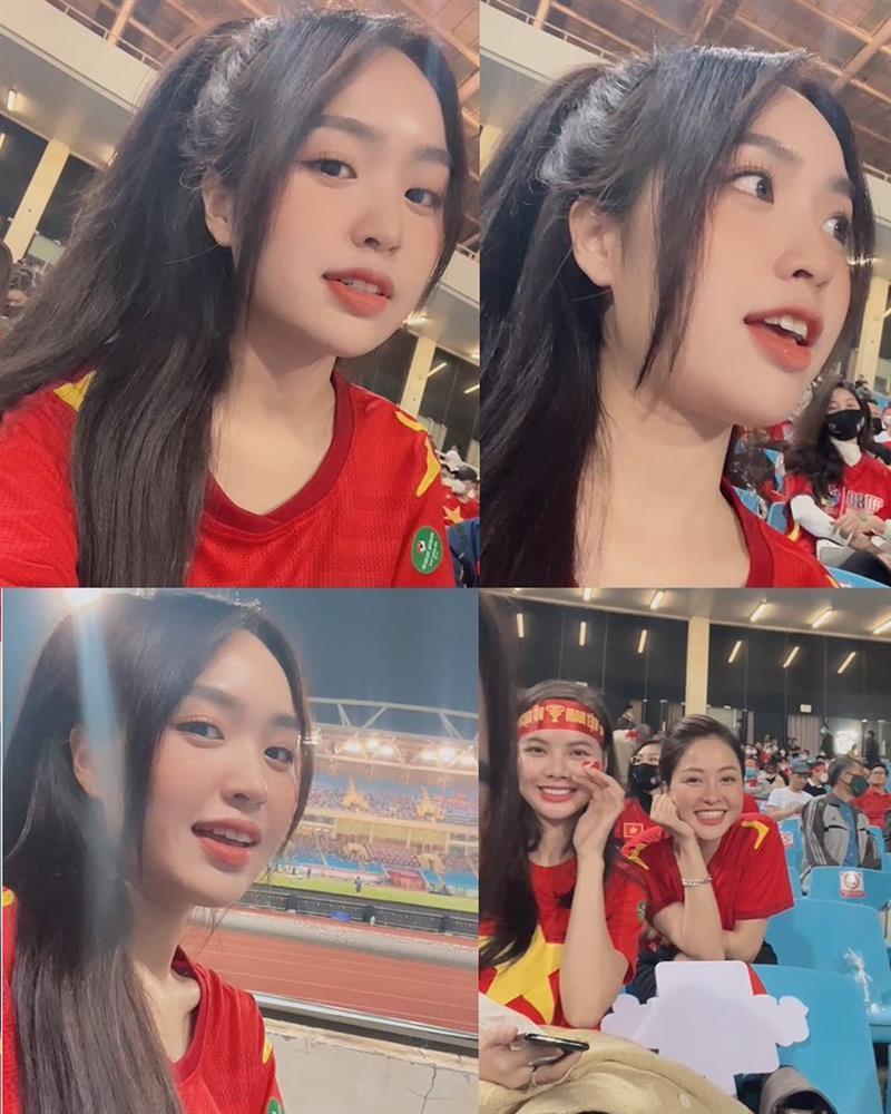 Không chỉ quan tâm tới diễn biến chính trong trận Việt Nam gặp Nhật Bản trên SVĐ Mỹ Đình, cư dân mạng còn đặc biệt chú ý đến những gái xinh cũng có mặt trên sân để cổ vũ.