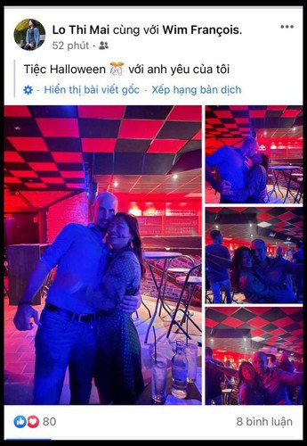 Hành động của Lò Thị Mai cho thấy tình cảm của cặp đôi vẫn đang trên đà phát triển, ngày càng mặn nồng.