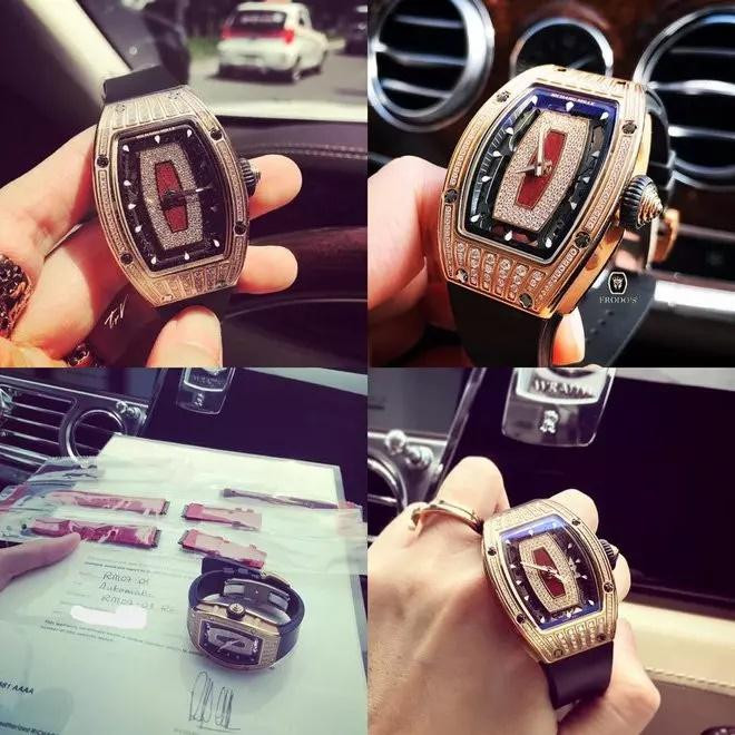 Không ít lần hot mom được bắt gặp đeo đồng hồ đến từ các thương hiệu hàng đầu thế giới.