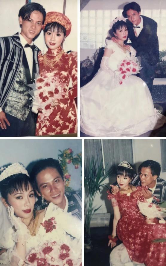 Bộ ảnh cưới của ba mẹ bạn Minh Anh, sinh năm 1999 từng khiến cư dân mạng like mỏi tay bởi họ sở hữu nhan sắc cực phẩm dù những bức hình được chụp từ 23 năm trước.