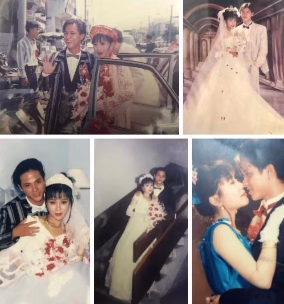 Dù chất lượng ảnh không cao nhưng nhan sắc bố mẹ thời xưa vẫn gây sốt vì quá đẹp. Ảnh: Tổng hợp Facebook