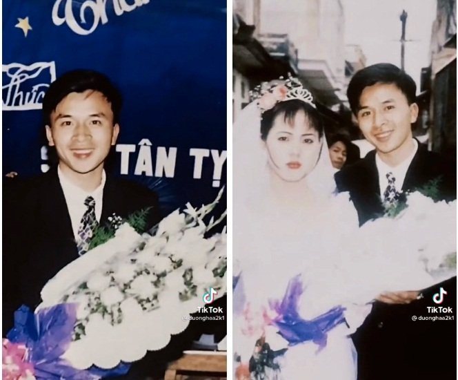 Mới đây, một nữ sinh tên Dương Hà (20 tuổi, sinh viên trường Đại học Kinh tế Quốc dân) đã gây chú ý trên MXH khi bắt chước trào lưu khoe ảnh cưới phụ huynh trên nền tảng TikTok.