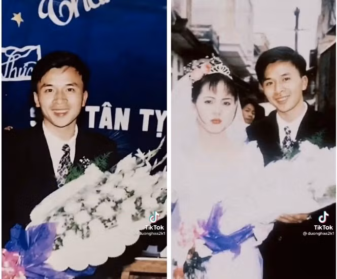 Mới đây, một nữ sinh tên Dương Hà (20 tuổi, sinh viên trường Đại học Kinh tế Quốc dân) đã gây chú ý trên MXH khi bắt chước trào lưu khoe ảnh cưới phụ huynh trên nền tảng TikTok.