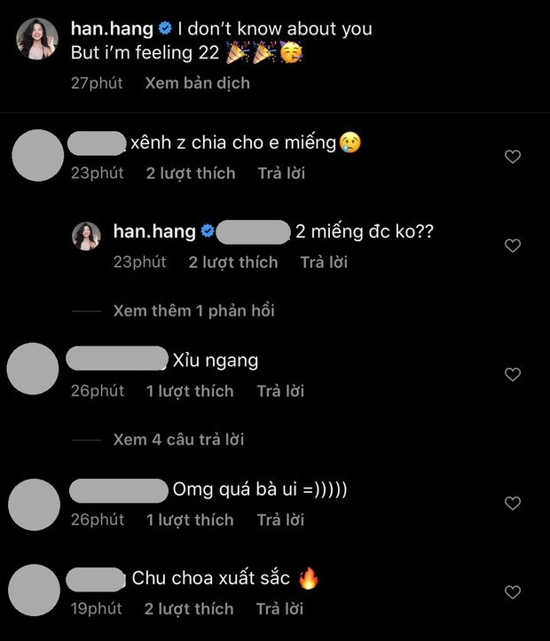 Nhiều người đã để lại bình luận vô cùng nhộn nhịp cho màn quay trở lại cõi mạng của "hot girl tạp hóa".