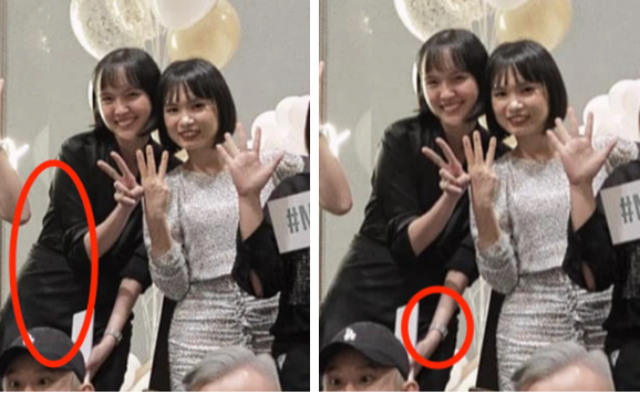 Cổ tay của nàng hot girl sinh năm 1995 đeo một chiếc đồng hồ giản dị, ngoài ra không có phụ kiện cầu kỳ đính kèm. Hình ảnh của Hải Tú khiến netizen đỏ cả mắt để tìm vì quá thiếu nổi bật trong khung hình.