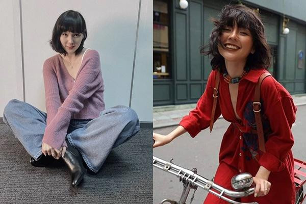 Mái tóc của Hải Tú cũng là điểm làm nhiều người lo ngại vì sợi tóc lưa thưa, không đều, đặc biệt ở vùng đỉnh đầu lộ rõ mảng trắng.