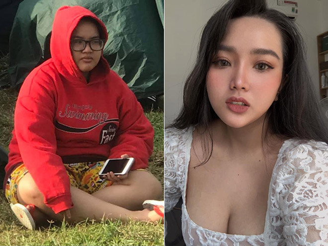 Tuy nhiên, cách giảm cân tiêu cực này không giữ được thành quả lâu dài, sau đó gái xinh Trà Vinh nỗ lực tập luyện kết hợp chế độ ăn để thực hiện mong muốn "lột xác" bản thân.