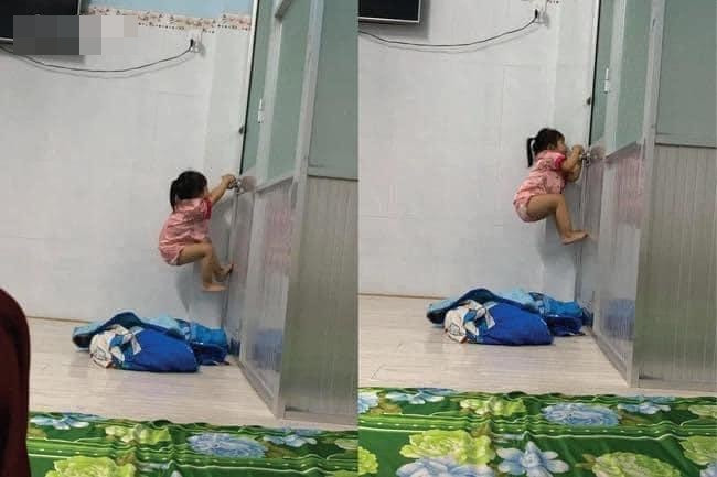 Cũng biết để đồ dưới đất để ngã không đau.