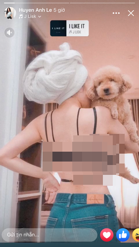 Với body gợi cảm và gương mặt ưa nhìn, Bà Tưng luôn thu hút ảnh mắt người nhìn.