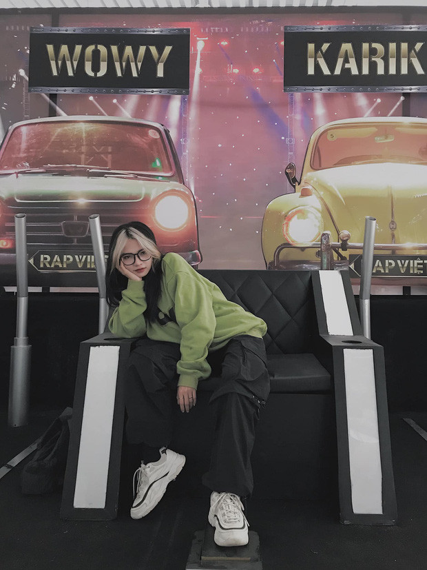 Trước đây Thảo Ly đã xuất hiện trên sân khấu Rap Việt mùa 1 ở vị trí dancer, nhảy cực sung nhưng không mấy người nhận ra. Ảnh: Tổng hợp