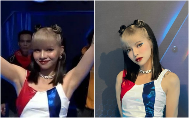 Ngoại hình thu hút với mái tóc nhuộm highligh nửa đầu, đôi mắt to đen tròn,… tất cả đều phải gật gù công nhận Bùi Thảo Ly trông vô cùng giống Lisa (BLACKPINK).