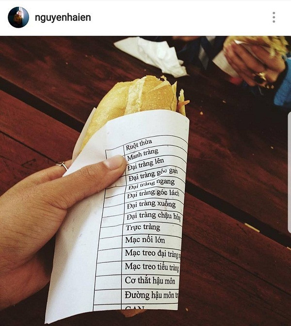 Bánh mì có lẽ là món ăn có giấy gói đa dạng nhất với những nội dung chẳng ai muốn nghĩ đến.