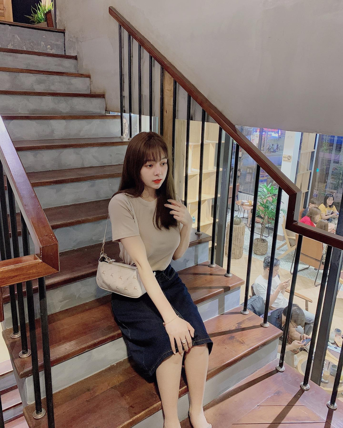 Sắc vóc chuẩn không cần chỉnh của hot girl TikTok Quỳnh Miêu. Ảnh: FBNV