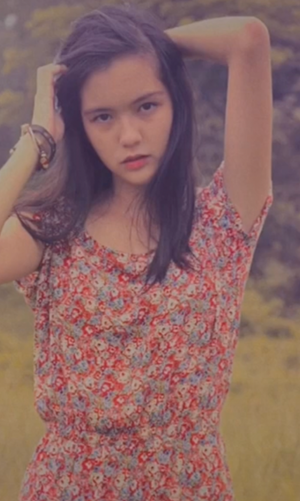 Dù chỉ thay đổi kiểu tóc thôi nhưng Hải Tú vẫn làm nhiều người thổn thức bởi gương mặt xinh đẹp, trong veo như nàng thơ.