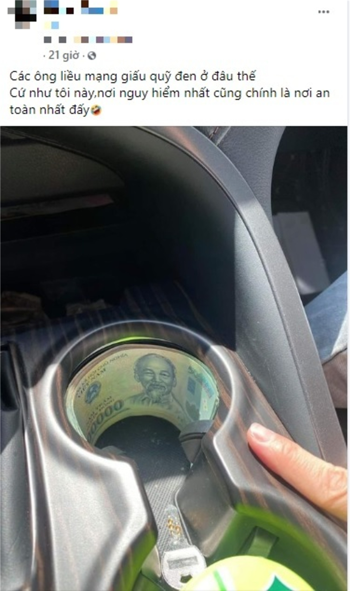 Mọi đồ vật, ngóc ngách trong nhà đều có thể là nơi để đàn ông giấu quỹ đen một cách tinh vi nhất.