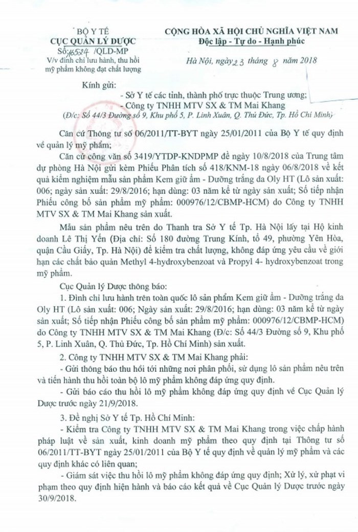 Chi tiet 3 loai sua rua mat, kem giu am vua bi thu hoi-Hinh-2