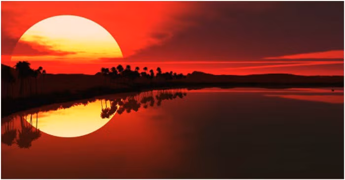 Bầu trời đỏ như máu xuất hiện năm 1770 làm giới khoa học đau đầu giải mã suốt 300 năm. Ảnh minh họa.