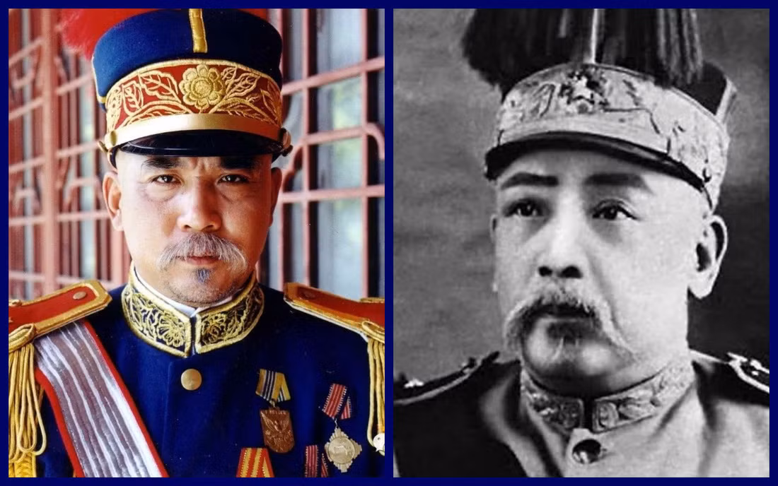 Chân dung ngoài đời của Viên Thế Khải - Trong phim Đi về phía Cộng hòa, Viên Thế Khải do Tôn Thuần đóng đã khắc họa một kiêu hùng thời loạn thế - Ảnh: Sina.