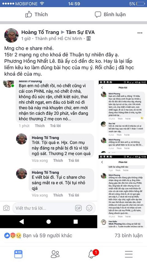 Câu chuyện được nhiều tài khoản chia sẻ trên mạng xã hội Facebook.