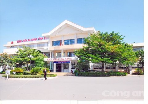 Bệnh viện Đa khoa tỉnh Bình Thuận nơi xảy ra vụ việc.