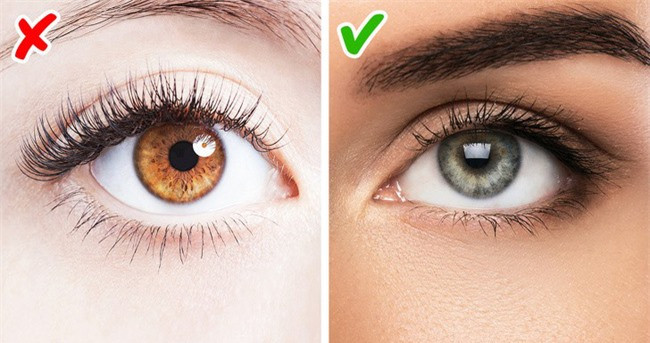  3. Dùng thuốc làm mi cong Các loại dung dịch làm mi cong có thể sẽ gây dị ứng cho bờ mi của bạn và dẫn tới các hậu quả nghiêm trọng hơn như viêm kết mạc, hoặc các bệnh khác về mắt. Để mi cong hơn, bạn có thể sử dụng các loại dầu tự nhiên như dầu thầu dầu, hạnh nhân. Hãy đầu tư một mascara tốt để có một bờ mi thật quyến rũ nhé. Hoặc nếu bạn đang cần đến một sự kiện quan trọng, bạn có thể dùng mi giả nhé. 