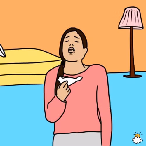  7. Dị ứng Nếu bạn bị dị ứng với bụi thì việc thay quần áo hàng ngày là vô cùng cần thiết. Các vấn đề như dị ứng bụi, hen suyễn, rối loạn hô hấp càng trở nên tồi tệ vào ban đêm vì khi nằm sẽ khó thở hơn. Bụi tích tụ và các tế bào chết sẽ khiến các triệu chứng trên càng trở khó chịu và bất tiện. 