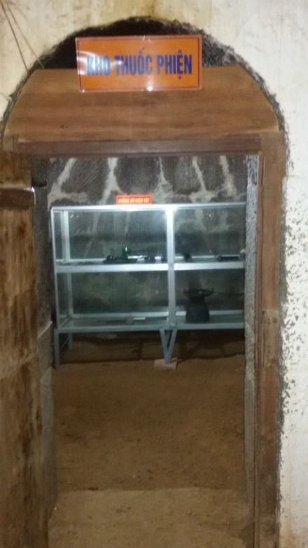 Kho thuốc phiện dinh họ Vương. Ảnh: Vân Ảnh.