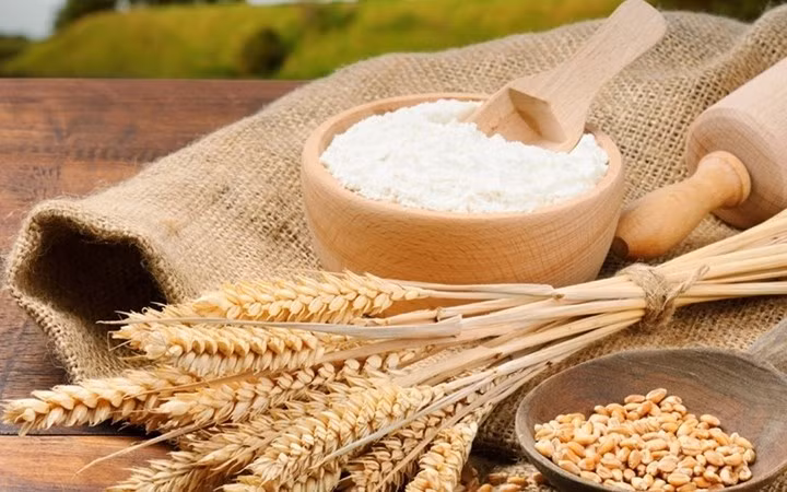 Lúa mì: Trong lúa mì có chất gluten (một loại protein) có thể gây ra phản ứng với hệ thống miễn dịch của cơ thể trẻ với các biểu hiện thường gặp như nôn, ợ hơi, đầy bụng, tiêu chảy. Trẻ bị dị ứng với lúa mì sẽ làm ngăn cản sự hấp thu vitamin và khoáng chất từ thực phẩm, dẫn đến thiếu hụt dưỡng chất. Chính vì vậy, trong 6 tháng đầu các mẹ không nên cho bé ăn các thực phẩm chứa gluten.