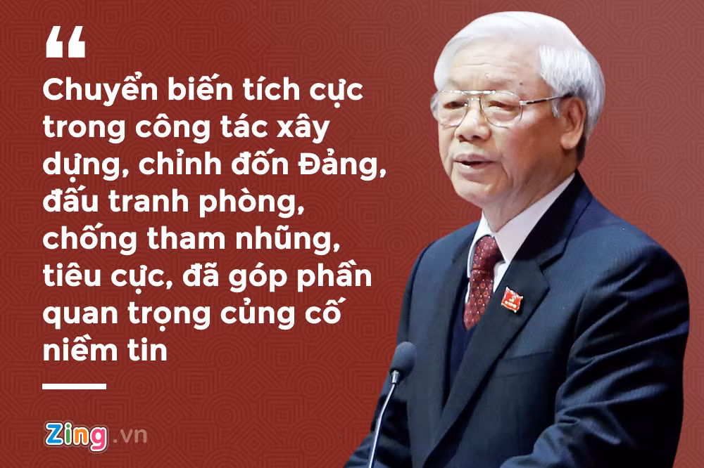 Tổng bí thư khẳng định xây dựng, chỉnh đốn Đảng song hành với đấu tranh phòng, chống tham nhũng, tiêu cực chính là nguồn động lực to lớn để chúng ta hoàn thành tốt mọi nhiệm vụ đã đề ra, đưa đất nước tiếp tục phát triển nhanh, bền vững.