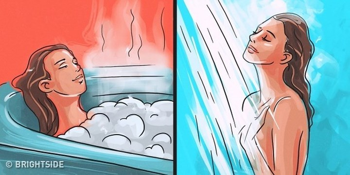 Tắm nước nóng: Tắm nước nóng giúp thư giãn cả cơ thể và tâm trí. Thời gian tốt nhất để tắm là 90 phút trước khi ngủ. Bởi cơ thể có thể điều chỉnh nhịp sinh học. Ngay sau khi tắm, cơ thể sẽ nóng lên và bạn sẽ cảm thấy tỉnh táo, nhưng sau đó, cơ thể bắt đầu quá trình hạ nhiệt, bạn sẽ cảm thấy thoải mái và ngủ dễ hơn.