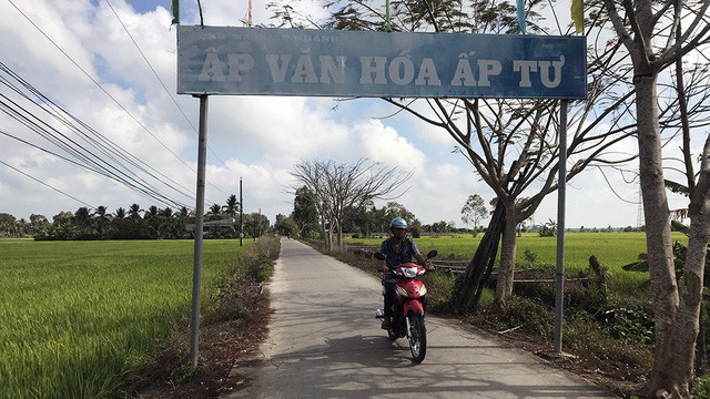 Ấp Tư - địa phương có nhiều người mắc bệnh ung thư - Ảnh: K.T.