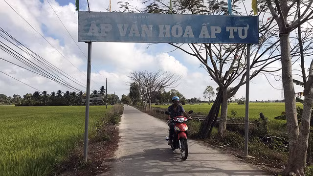 Ấp Tư - địa phương có nhiều người mắc bệnh ung thư - Ảnh: K.T.