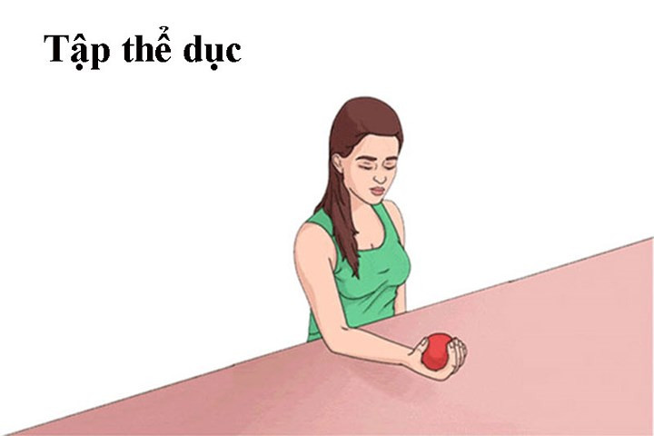 Tập thể dục: Ngón tay cái của bạn sẽ cứng lại sau một thời gian không hoạt động, vì vậy bạn cần tập luyện để ngón cái nhanh phục hồi và hoạt động bình thường.